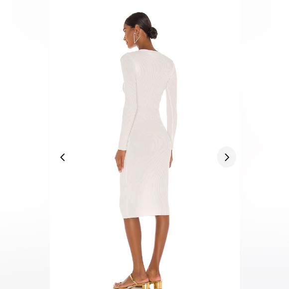 Lovers and Friends Kenny Midi Dress in Ivory - Picture 2 of 6
